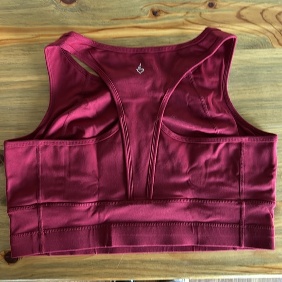 Torrid Low-Impact Wireless Longline Active Sports Bra - Red - Picture 4 of 5